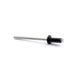 Blind Rivets, 4.0mm x 10mm, Aluminium, Black Coated, 100 Pieces