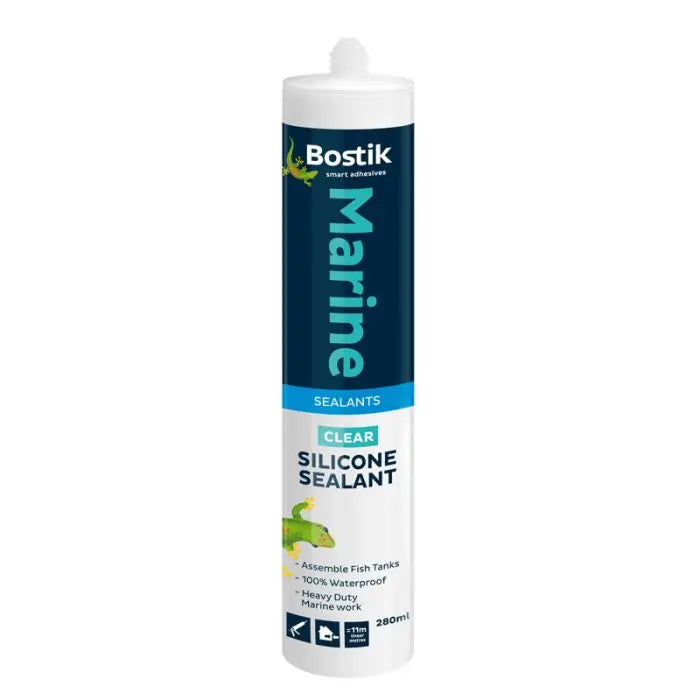 Bostik Marine, Silicone Sealant, Clear, 280ml