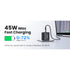 UGREEN 1 Port Type-C PD Wall Charger 45W With Cable - Black
