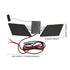 Univerasal 7″ Twin-LED 45w 4000lumen Hi-Low Beam Lamps (pair)