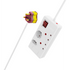 Ellies 4 way High Surge Multiplug 0.5M - WT