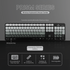 Volkano Prism Series Bluetooth Wireless Keyboard and Mouse - Grey