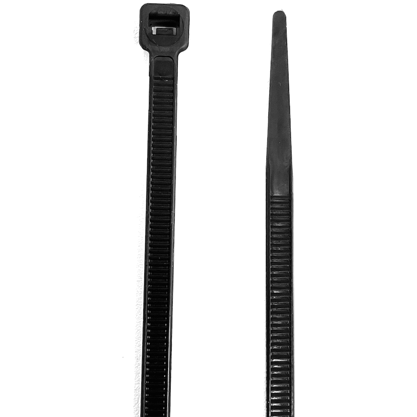 Ellies Ellies Cable Tie 4.8mm X 400mm -  100 PACK SIZE - BK