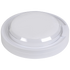 Ellies Cresent Series AC 24W Round LED Bulkhead - PC - WT