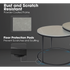 Everfurn Nile Nesting Coffee Table - Marble Grey