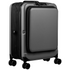 Expandable PP 55cm Carry On Luggage - Dark Grey