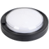 Ellies Cresent Series AC 24W Round LED Bulkhead - PC - BK