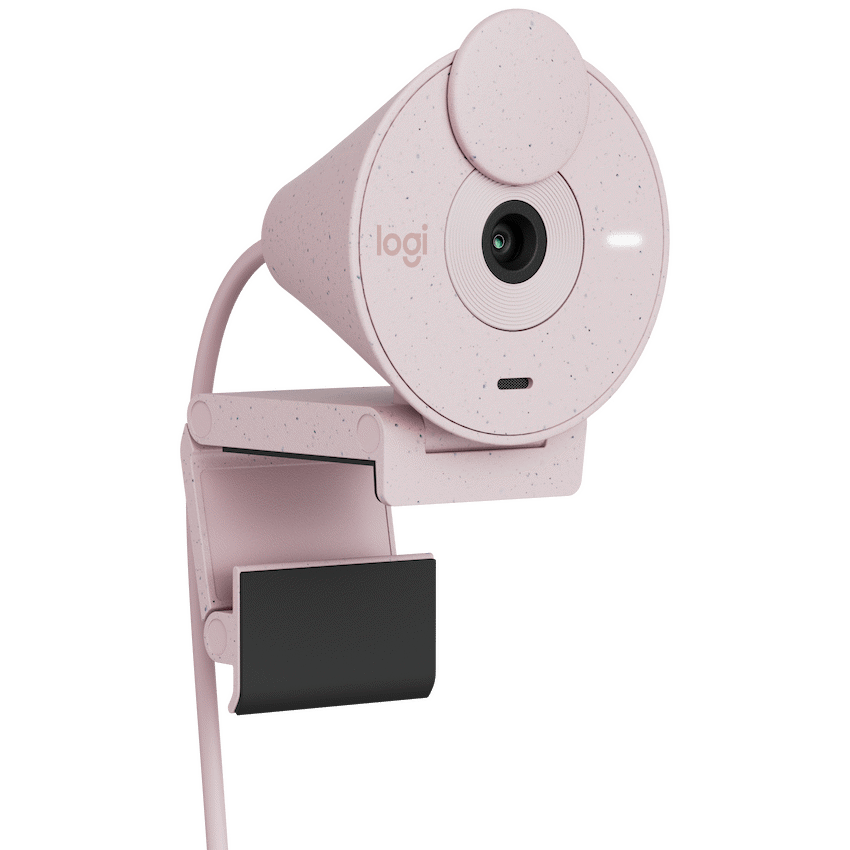 Logitech(R) Brio 300 Full HD Webcam - Rose