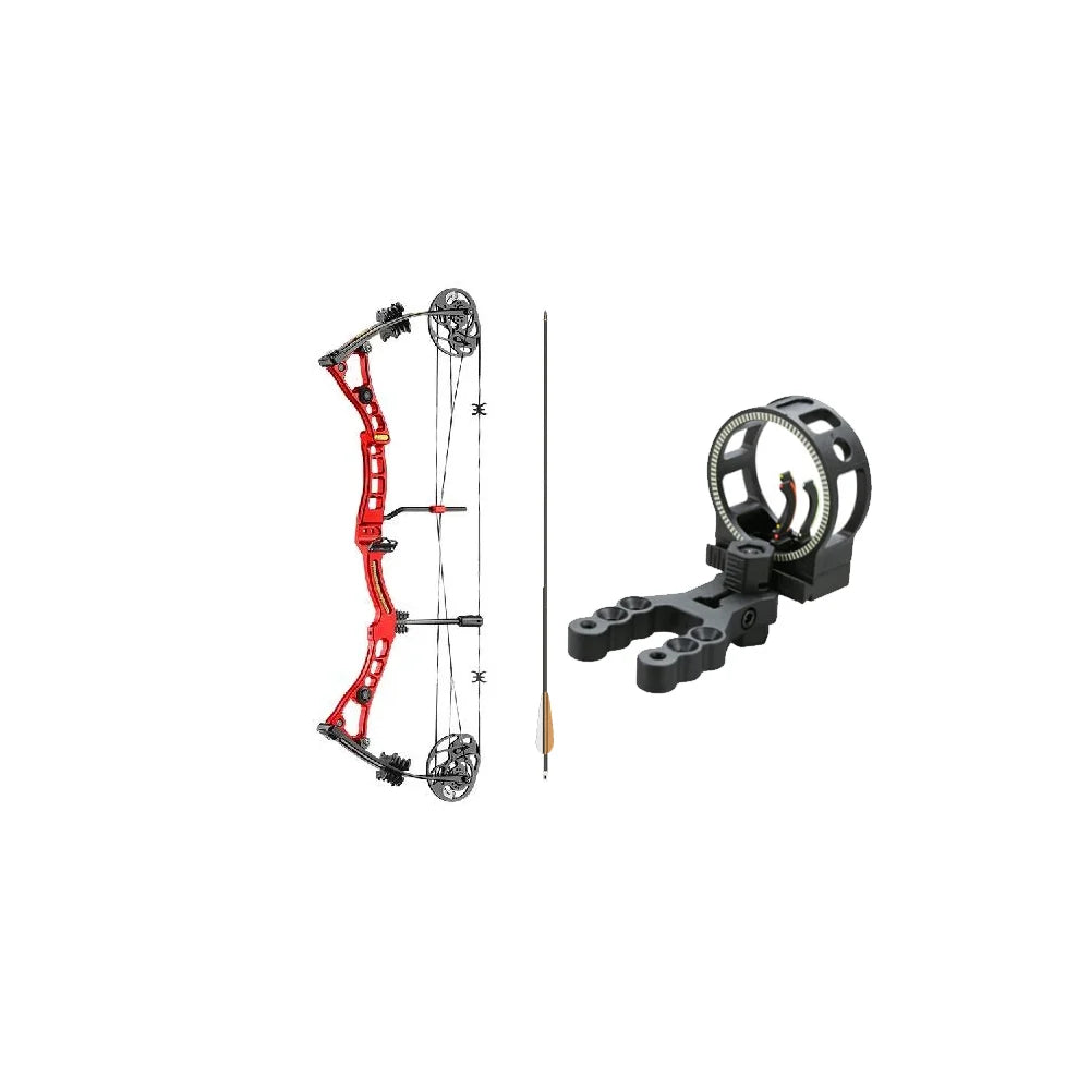 Ek Archery Axis 30-70LB - Red Compound Bow Combo