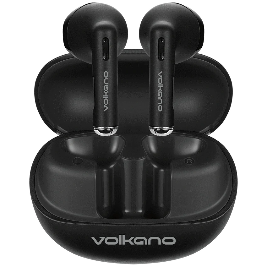 Volkano Buds X3 TWS Earphones with ENC - Black