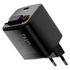Volkano Sleek Series Fast Wall Charger 45W USB-C with Built-in Retractable 75cm Cable - Black