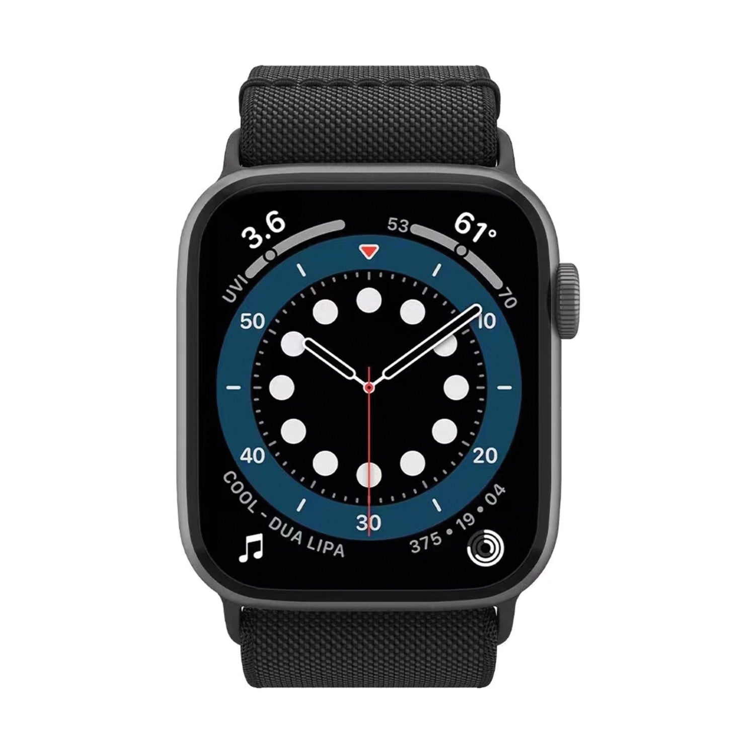 Body Glove Nylon Watch Strap - Apple Series Apple Watch Series 8/7 (45mm), Ultra (49mm), SE/6/5/4 (44mm)