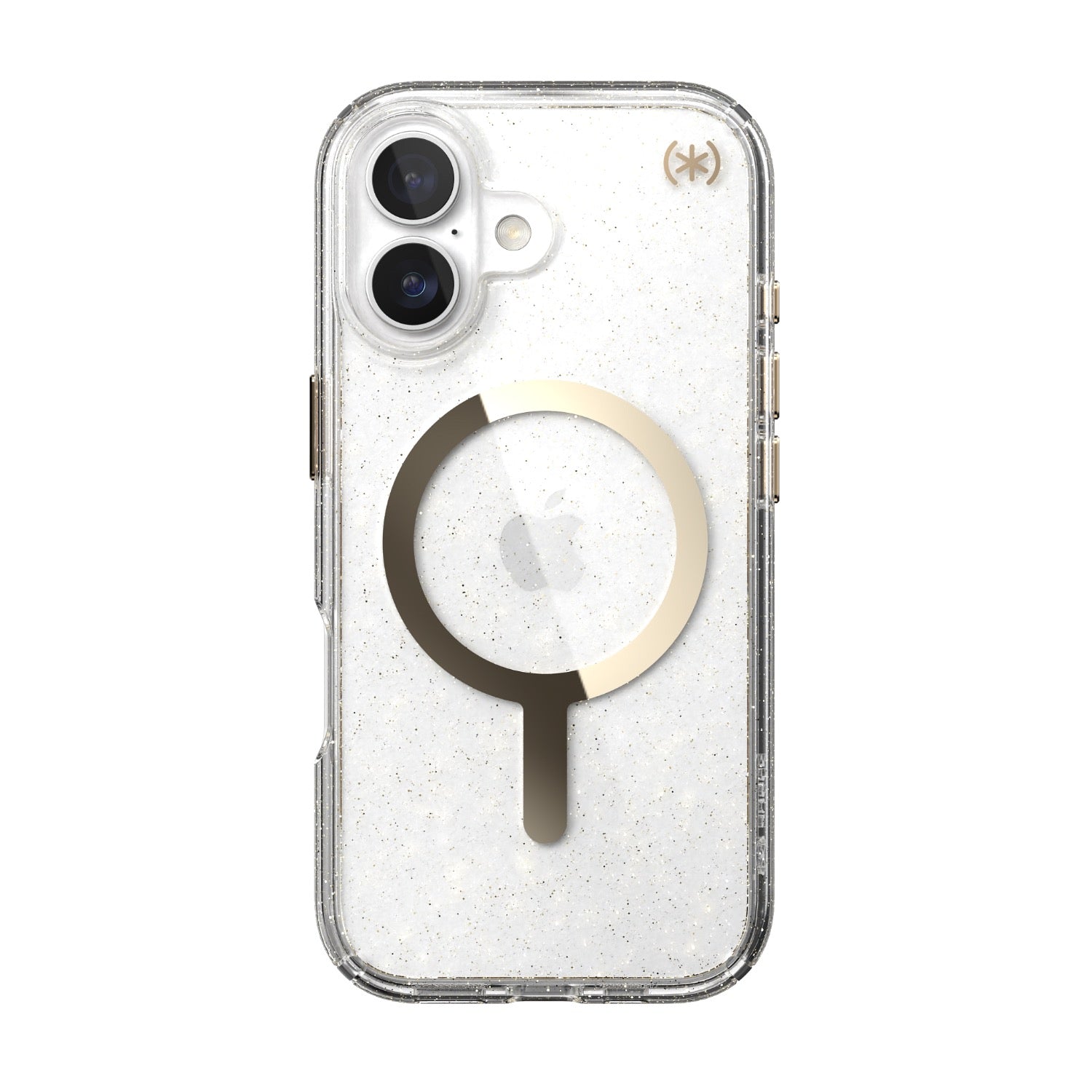 Speck Presidio Lux MagSafe Case - Apple iPhone 17 - Gold Glitter