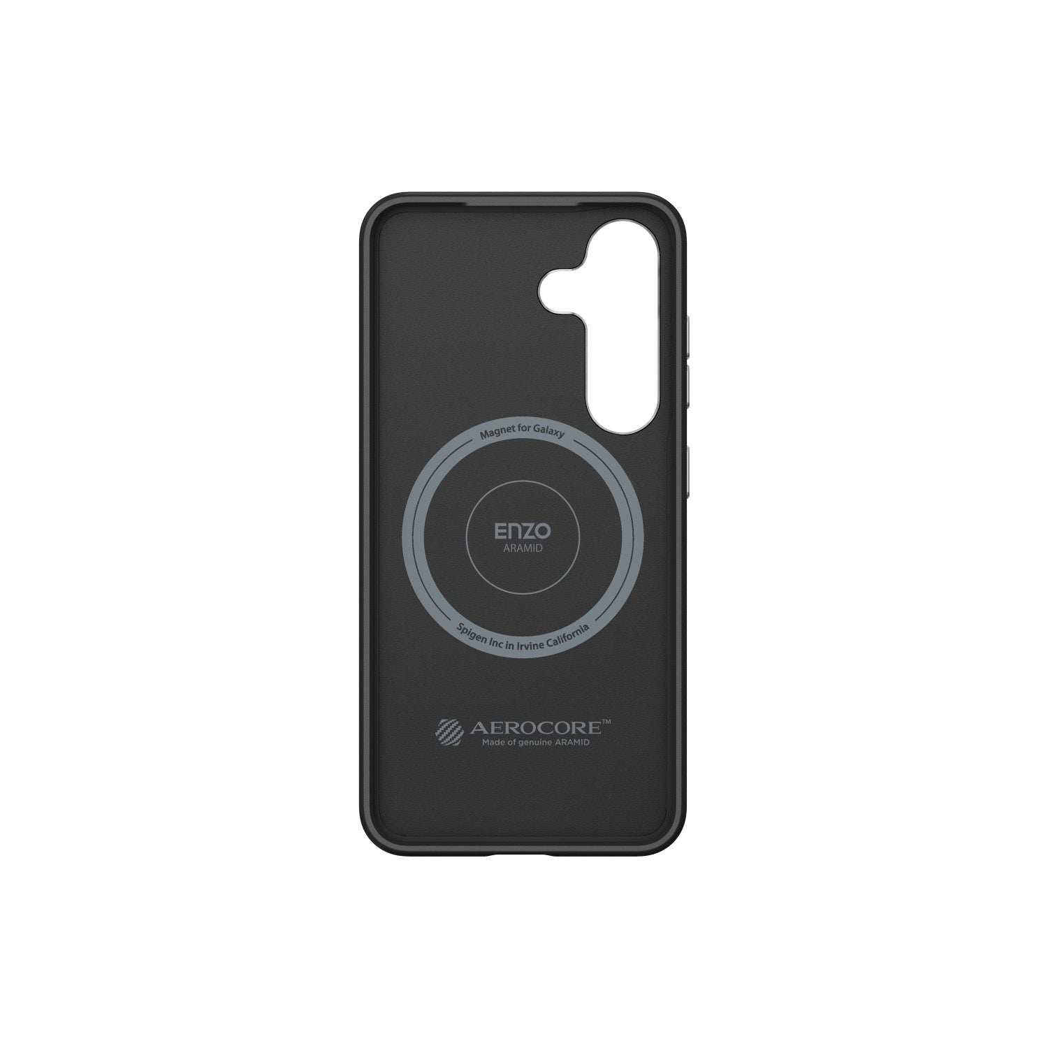 Samsung Enzo Aramid Case - Samsung Galaxy S25 - Black Silver