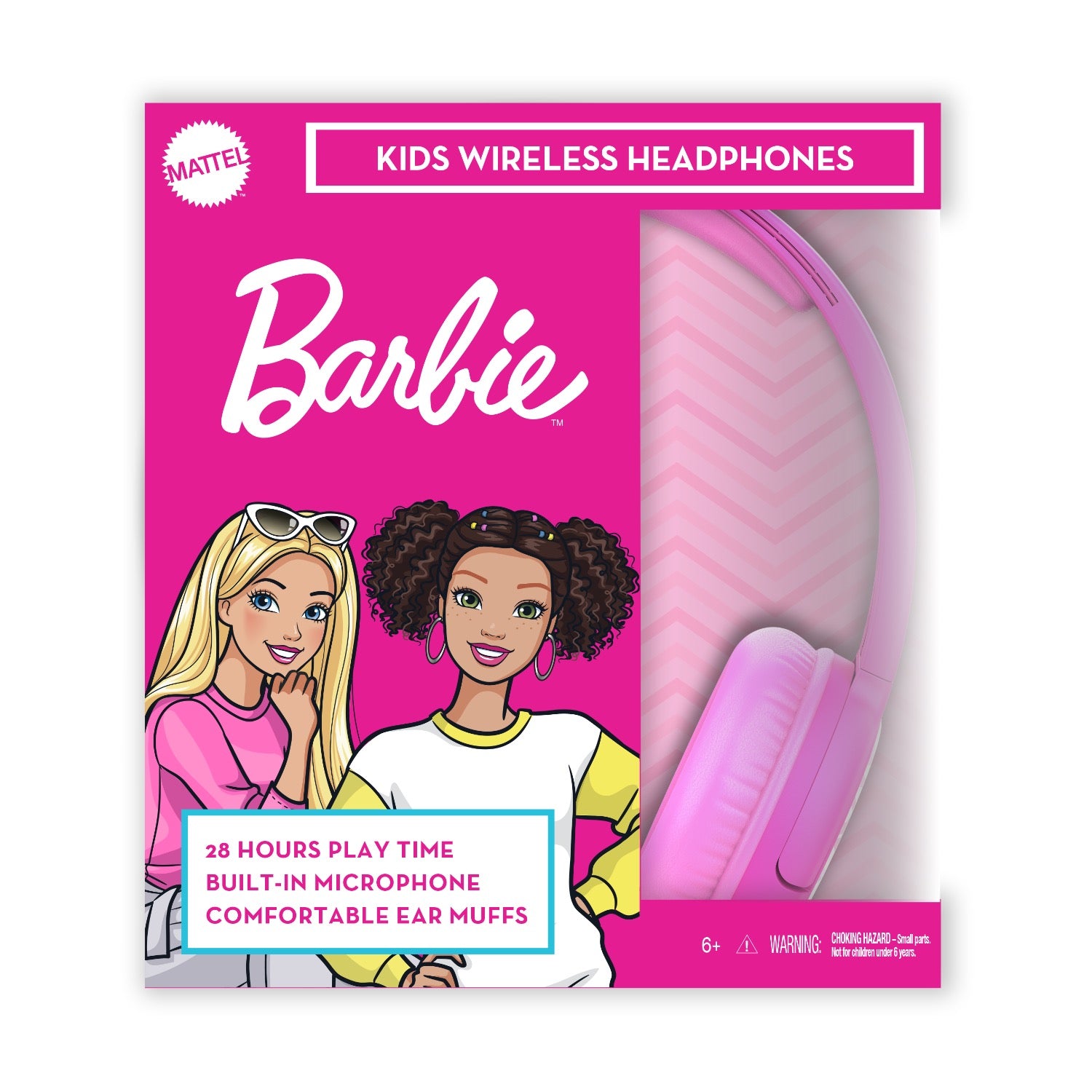 Barbie Kids Wireless Headphones - Pink