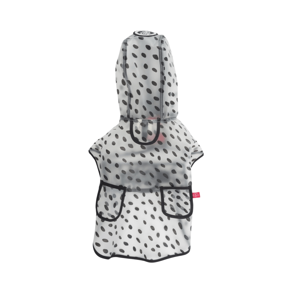 Dog's Life Raincoat Spots Black