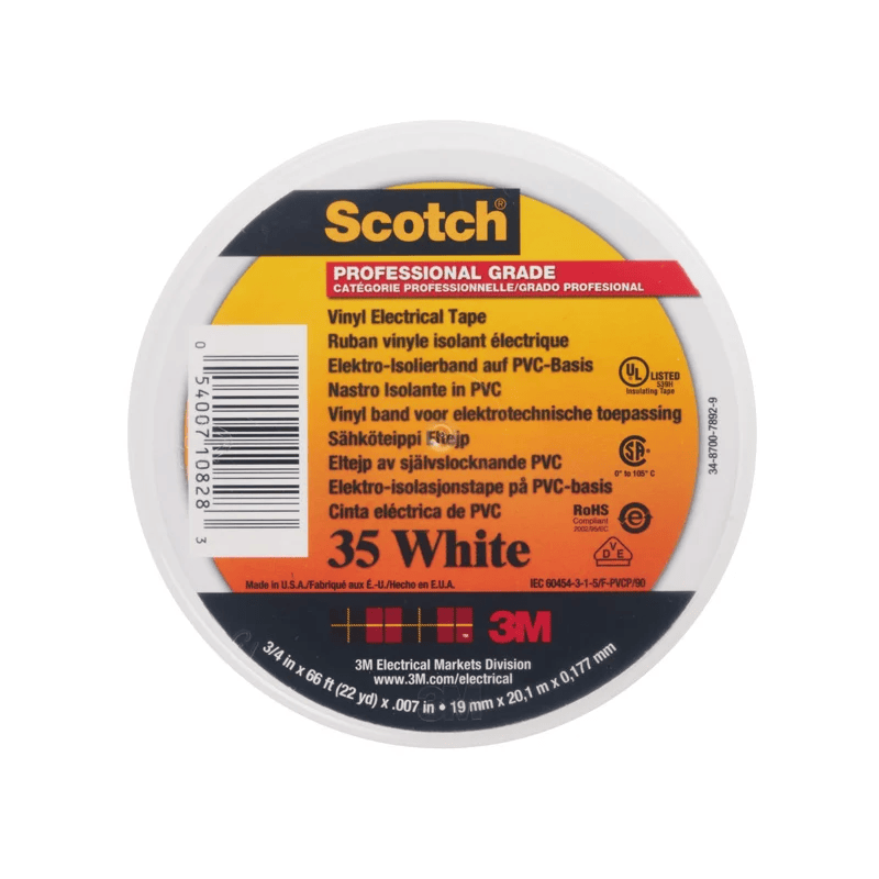 3M 3M Scotch 35 Adhesive Tape – White