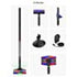 Dyson Matte Black PencilVac Fluffycones Vacuum - 492689-01