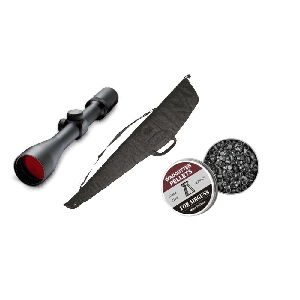 Rifle Scope 3-9x40 With Mount Accessories Combo