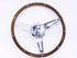Wood Grain Steering Wheel – 380mm diametre
