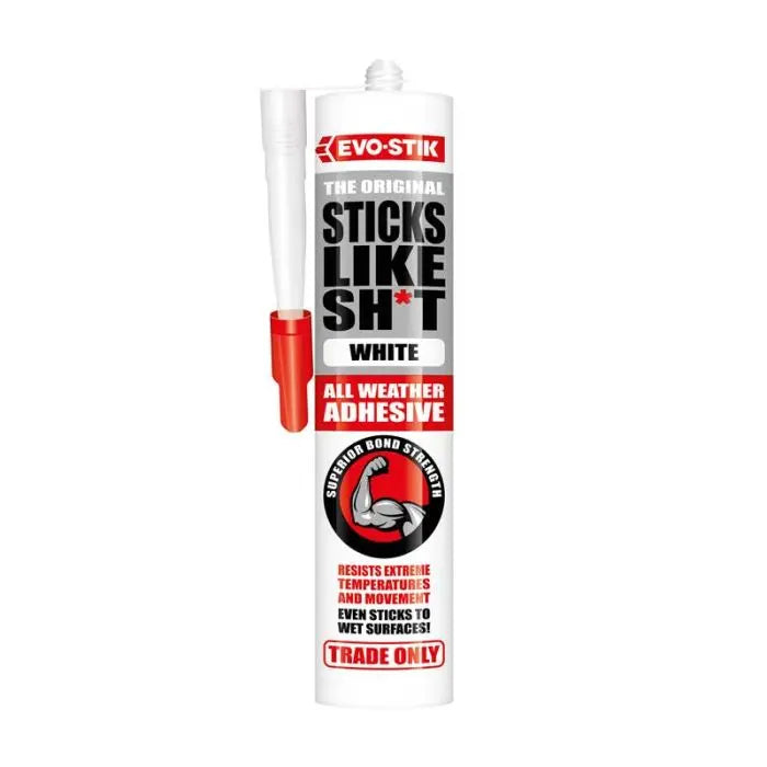 Evo-Stik Sticks Like Sh*t, White, 290ml