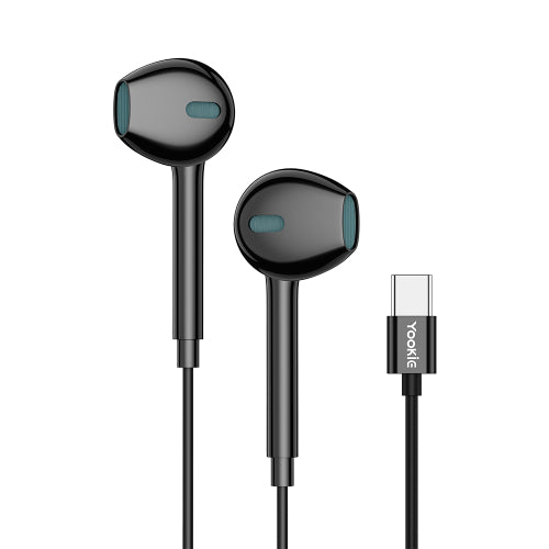 Yookie YTL-09 Wired Earphones Type-C - Black