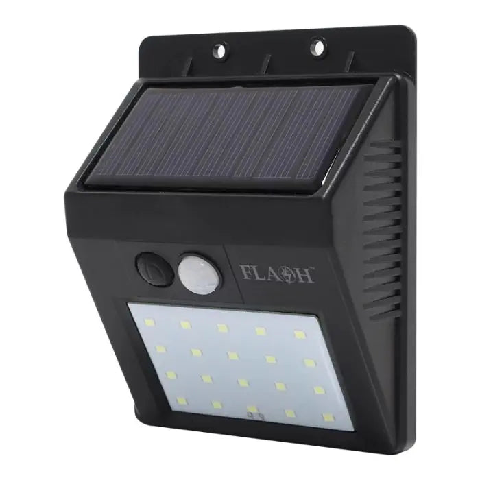 Wall Lamp, Solar, LED, Black