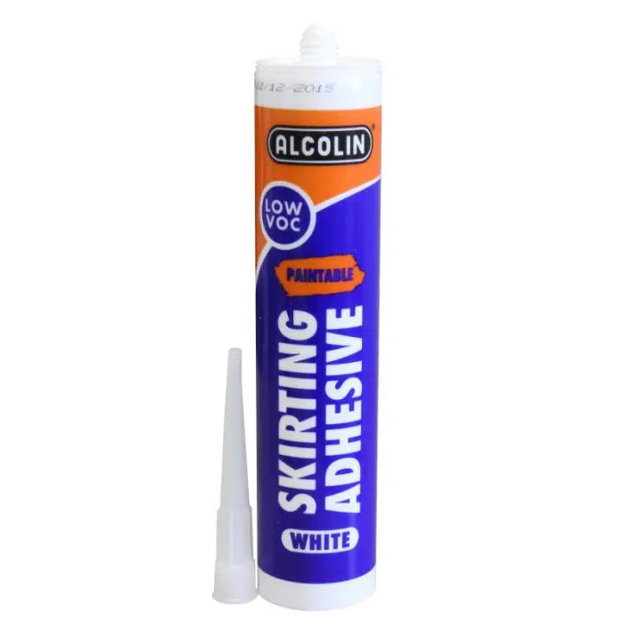 Alcolin Skirting Board Adhesive, White, 280ml