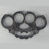 Knuckle duster silver gun pattern- 4203