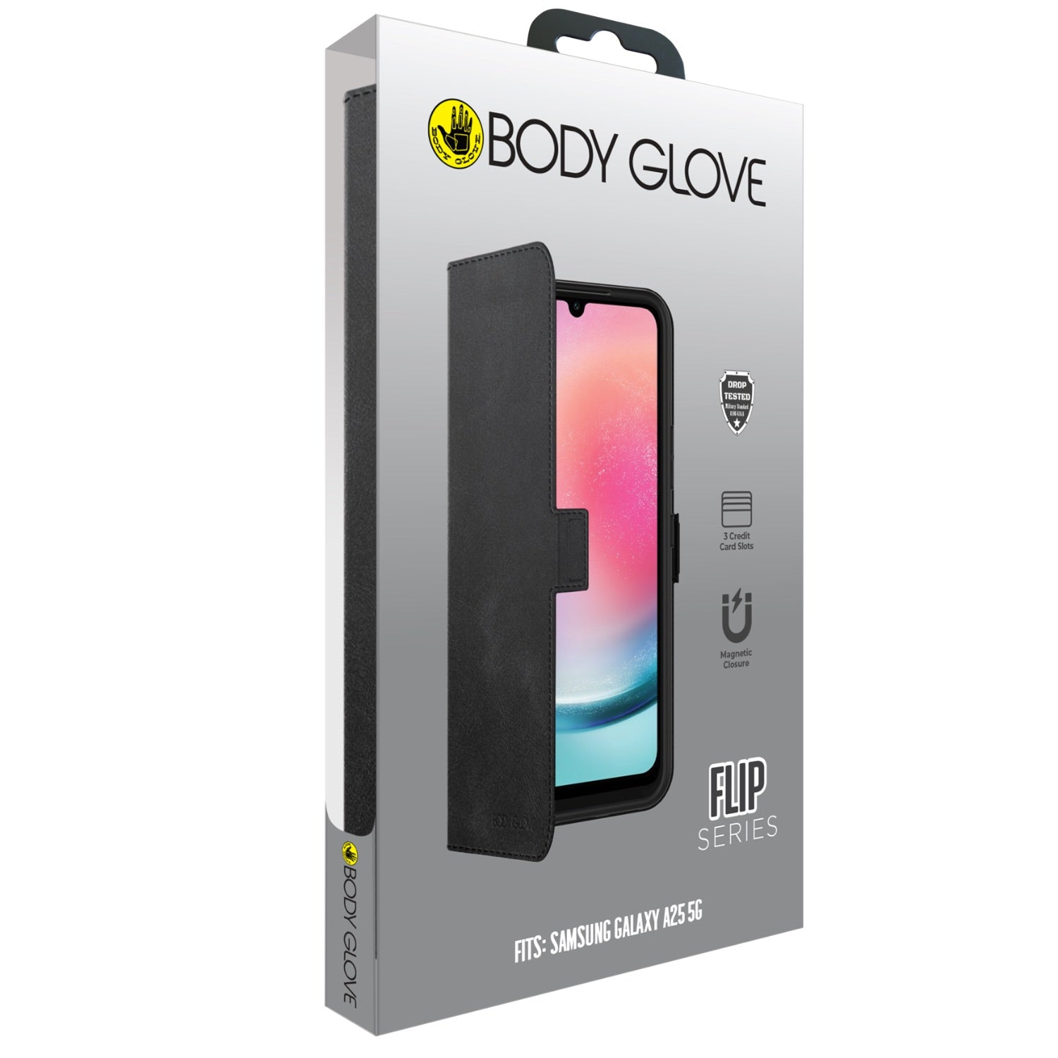 Body Glove Flip Series - Samsung Galaxy A25 5G - Black