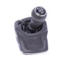Black with Chrome Trim Gearknob & Boot Set for VW Golf Mk5/6 (5 speed)
