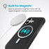Speck Candyshell Grip MagSafe Case - Apple iPhone 16 - Black & Slate Grey