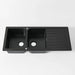 Galaxy Quartz Sink, Inset, DEB, Black, 1160mm x 500mm