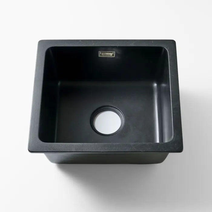 Galaxy Quartz Sink, Undermount, Black, 450mm x 400mm