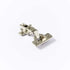 Hinge, Eco, Full Overlay 110°, 0mm, Euro Screws, 2 Hole Plate