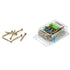 Chipboard Screws, Square, No.8, 4mm x 45mm, 80 pieces