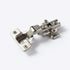 Hinge, Eco, Half Overlay 110°, 10mm, Euro Screws, 2 Hole Plate