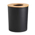 Waste Bin, Black/Bamboo, 7L