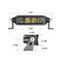 LED360 Black Widow 6″ Foglight with White/Amber Lighting including harness