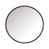 Mirror, Round, Black Frame, 800mm