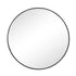 Mirror, Round, Black Frame, 600mm