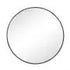 Mirror, Round, Black Frame, 600mm