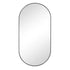 Mirror, Oval, Black Frame, 500mm x 1000mm