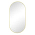 Mirror, Oval, Gold Frame, 500mm x 1000mm