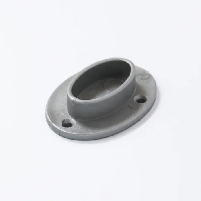 Closed Rail Holder, Silver, Plastic, 1 Piece