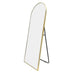 Mirror, Arch With Stand, Gold Frame, 1800mm x 600mm