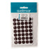 Hole Covers, Royal Mahogany, 12mm, 140 Pieces