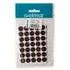 Hole Covers, Royal Mahogany, 12mm, 140 Pieces