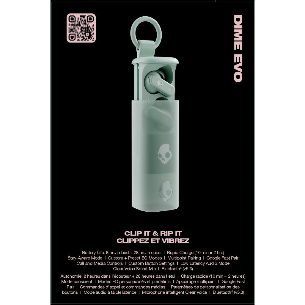 Skullcandy Dime® Evo True Wireless Earbuds - Preppy Sage
