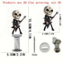 2D Flat Rockstar Skull Guitar Dashboard Wobbler With Spring MAP-100556